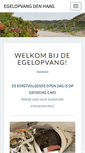 Mobile Screenshot of egelopvangdenhaag.nl